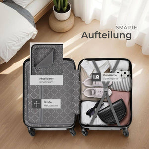Hartschalenkofferset 4-tlg. Grau