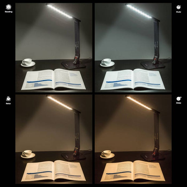 Schreibtischlampe schwarz