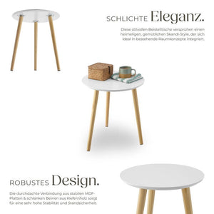 2er Set Beistelltisch Skaland