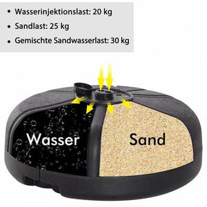 Standboxsack | Kunststoff | 70 x 70 x 176 cm | Schwarz