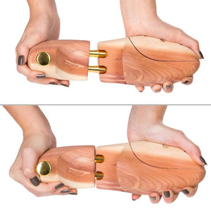 Schuhspanner Zedernholz braun 1 Paar Grösse 44-45