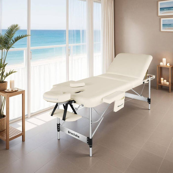 3 Zonen Massageliege Phuket beige