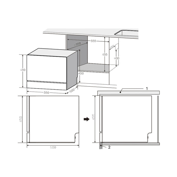 BergerLanz GS8404D-T Geschirrspüler