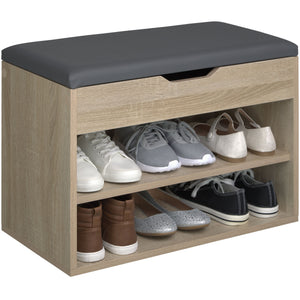 Jasmina shoe bench, wood decor