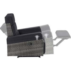 Aluminium Rattansessel Pacentro pro Stück