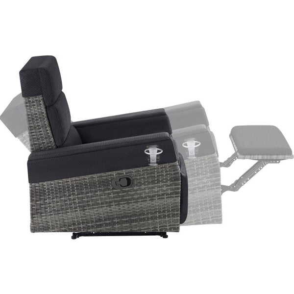 Aluminium Rattansessel Pacentro pro Stück