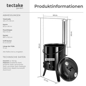 Gulaschkanone Rocket 5in1 17 l inkl. Zubehör schwarz