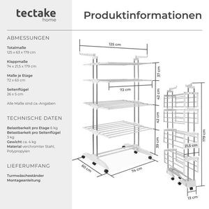 Turmwäscheständer Odelia
