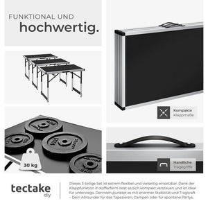 3 Tapeziertische