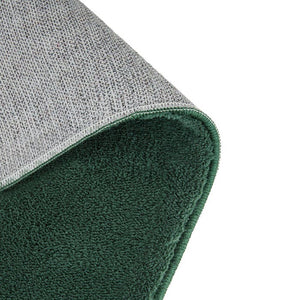 Tapis à poils courts Soft Zone vert 120 x 170 cm 