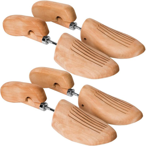 2 Paar Schuhspanner Lotusholz Grösse 46-48