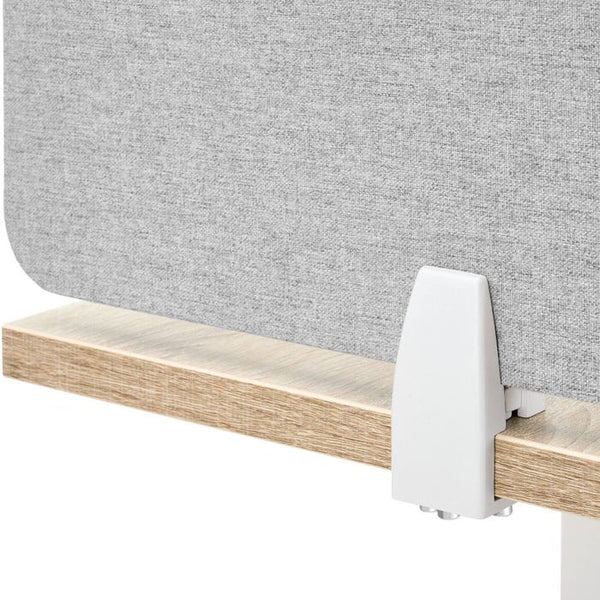 Schreibtisch Trennwand Noisy grau 130 x 40 cm