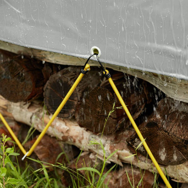 Bâche grise imperméable - 3 x 6 m 