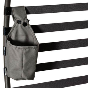 Papasansessel Loungesessel faltbar Korb-Stuhl oval Sandbraun