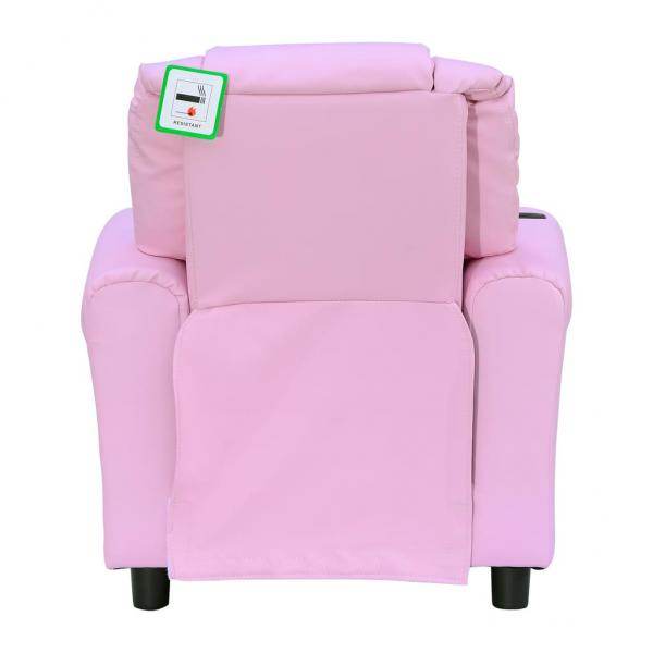 Kindersessel Minisessel Kindersofa für 3-6 Jahre alt Liegefunktion Rosa
