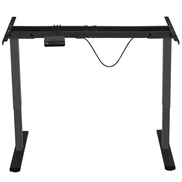 Telaio per tavolo Melville, altezza regolabile, 110-168x60x70-119cm, nero