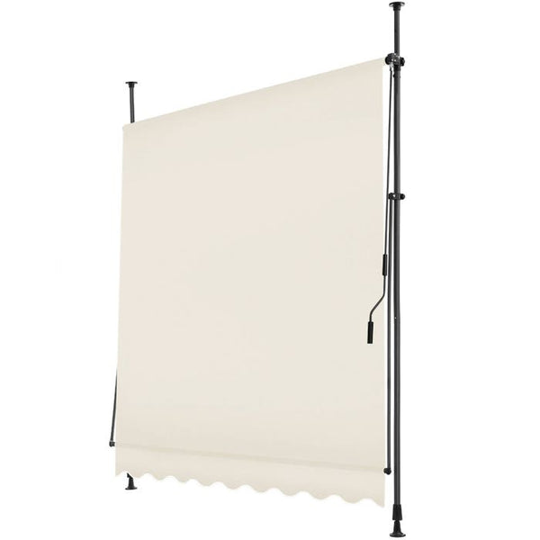 Klemmmarkise beige 200 x 180 cm
