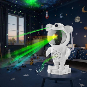LED-Sternenhimmel-Projektor Astronaut weiss