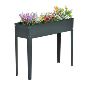 Hochbeet Kräuterbeet Pflanzkasten 100 x 30 x 80 cm