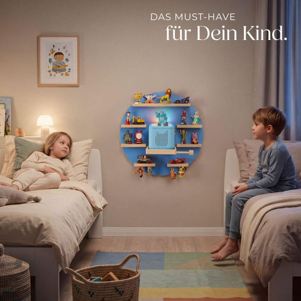 Tonie-Regal MyLittleStory Moon für bis zu 28 Tonies blau