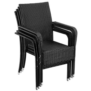 Rattanstuhl Girona 4er Set