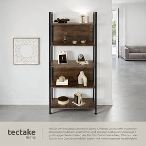 Regal Westport Industrial Holz dunkel, rustikal