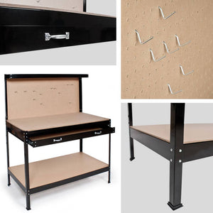 Werkbank 120 x 60 x 156 cm