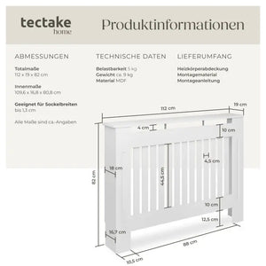 Heizkörperabdeckung Vila