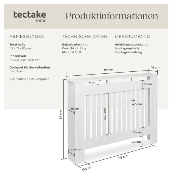 Heizkörperabdeckung Vila