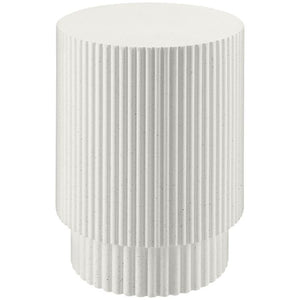 Beistelltisch Amira rund In- und Outdoor beige Ø 38 x 51 cm