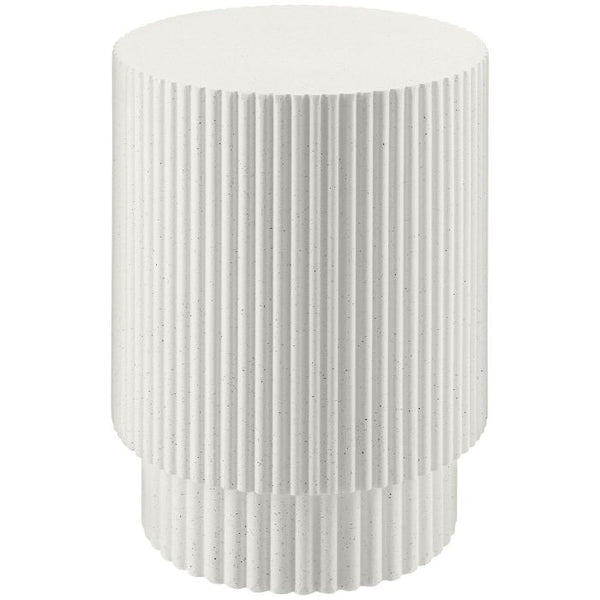 Beistelltisch Amira rund In- und Outdoor beige Ø 38 x 51 cm