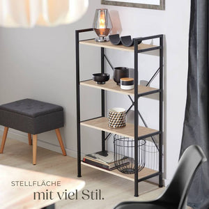 Regal Leeds Industrial Holz hell, Eiche Sonoma