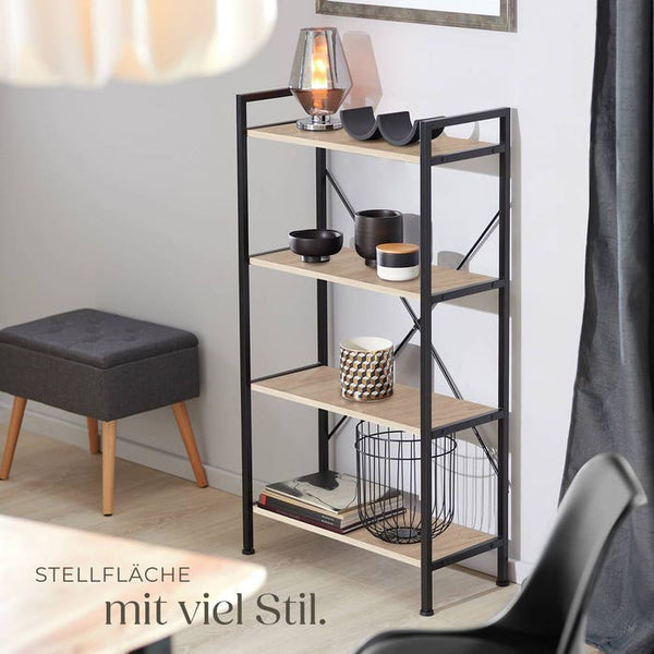 Regal Leeds Industrial Holz hell, Eiche Sonoma