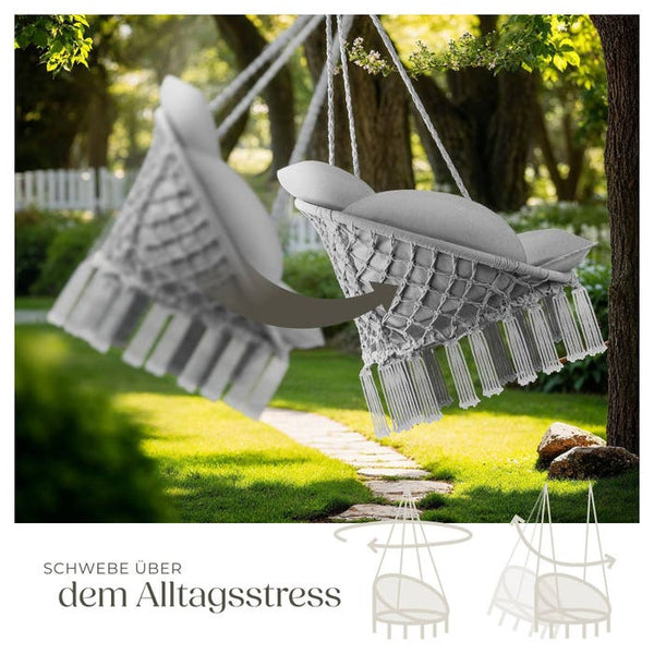 Hängesessel Samira grau