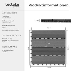 Terrassenfliesen Tegulas