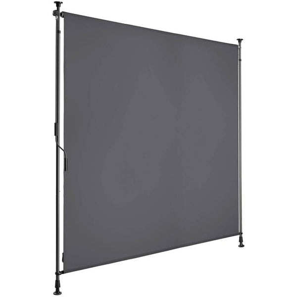 Klemmmarkise Taija dunkelgrau 150 x 310 cm