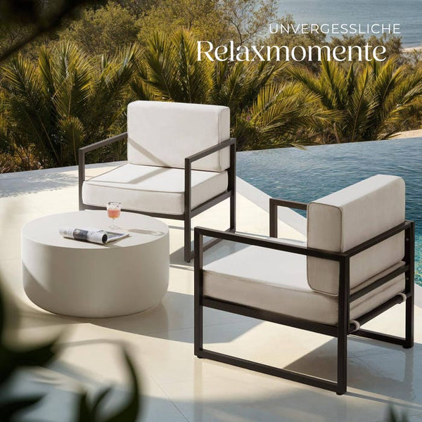 Garten-Loungesessel Comosa 2er Set
