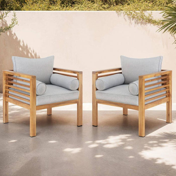 Garten-Loungesessel Boka 2er Set