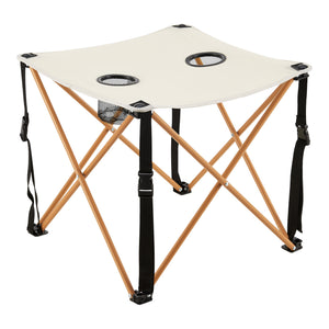 Camping garden furniture set Biancavilla 3-piece. Beige