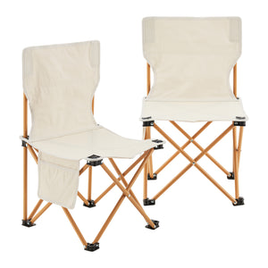 Camping garden furniture set Biancavilla 3-piece. Beige