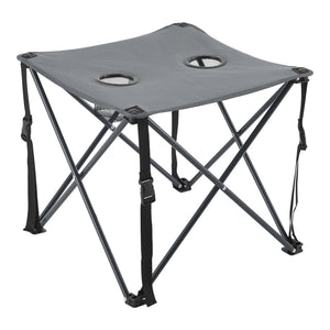 Camping garden furniture set Biancavilla 3-piece. Gray