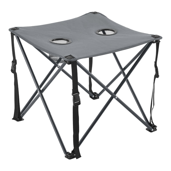 Camping garden furniture set Biancavilla 3-piece. Gray