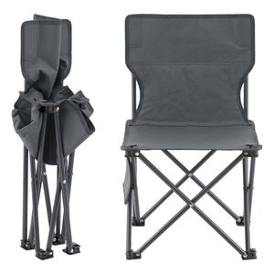 Camping garden furniture set Biancavilla 3-piece. Gray