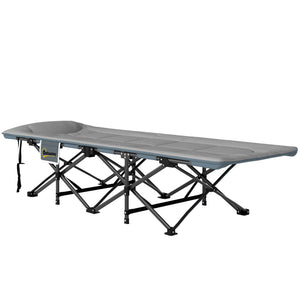 Campingbett faltbar mit Matratze und Seitentasche bis 150kg