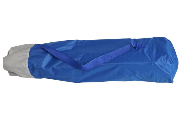 Klappbarer Campingstuhl aus Stahl & Textil, blau, waschbar