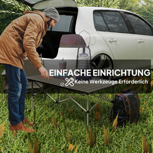 Campingtisch klappbar für 2 Personen Outdoor Aluminium