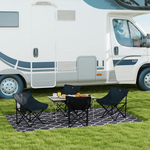 Campingtisch klappbar für 2 Personen Outdoor Aluminium
