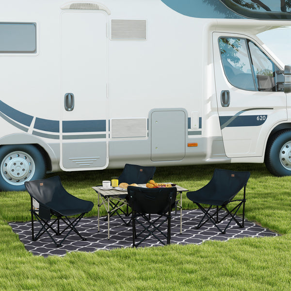Campingtisch klappbar für 2 Personen Outdoor Aluminium