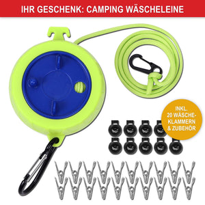 Campingtisch Klapptisch Benjamin 100x70cm Silber