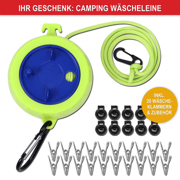 Campingtisch Klapptisch Benjamin 100x70cm Silber